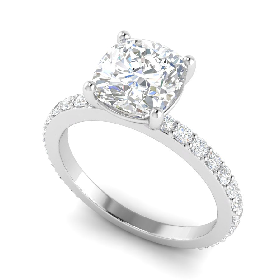 Engagement - Classic Pave Cushion