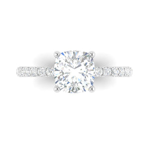 Engagement - Classic Pave Cushion