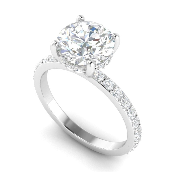 Engagement - Pave Undergallery Ring