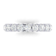 Load image into Gallery viewer, Eternity Ring - Emerald Cut/Round &quot;Opposite&quot;