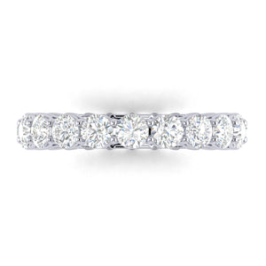 Eternity Ring - Emerald Cut/Round "Opposite"