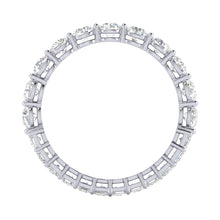 Load image into Gallery viewer, Eternity Ring - Emerald Cut/Round &quot;Opposite&quot;